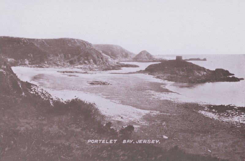 Portelet Bay, Jersey (černobílá fotografie) od English Photographer