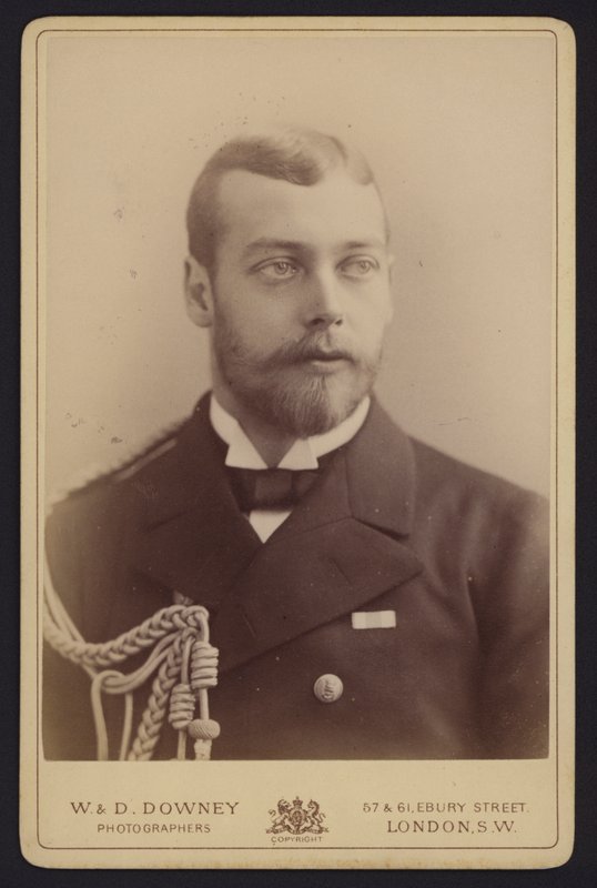 Portrét, George, vévoda z Yorku, budoucí král Jiří V. (č/b foto) od English Photographer