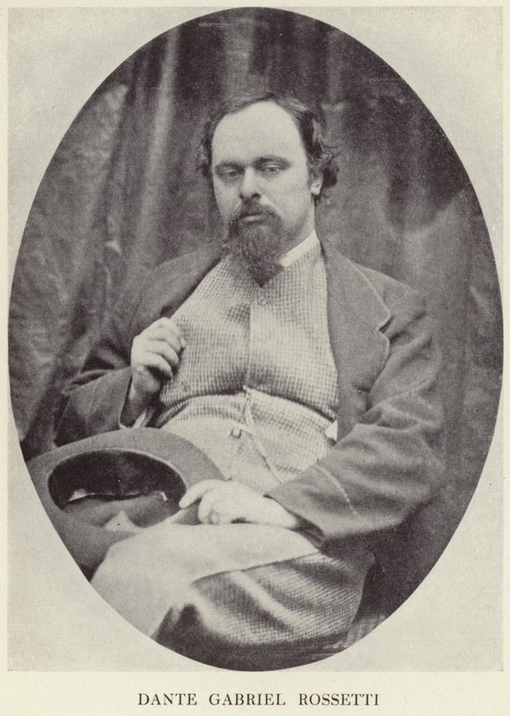 Portrét Dante Gabriel Rossetti od English Photographer