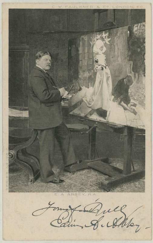 Portrét Edwina Austina Abbeye od English Photographer
