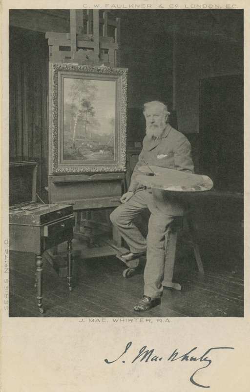Portrét J Mac Whirtera od English Photographer