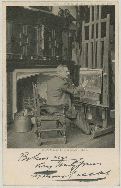 Portrét Seymoura Lucase od English Photographer