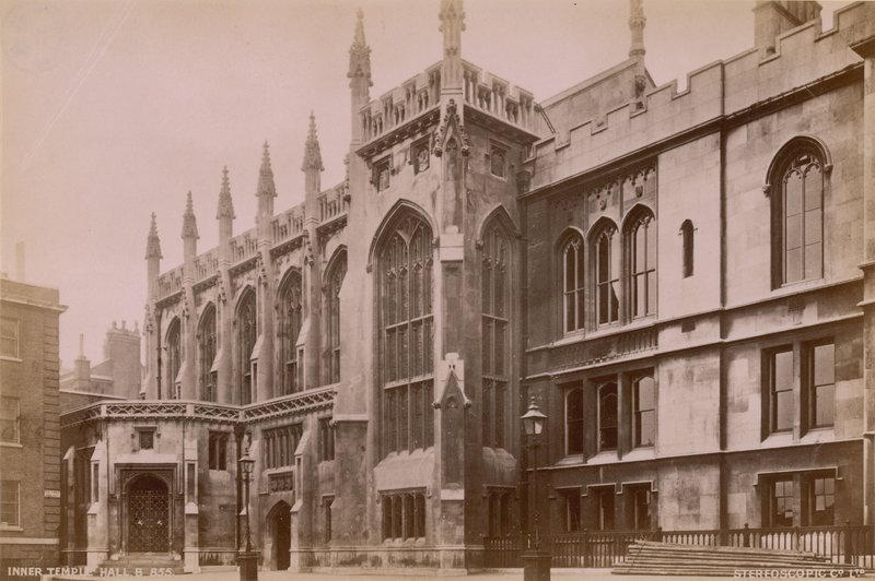Pohlednice s exteriérem Inner Temple Hall od English Photographer