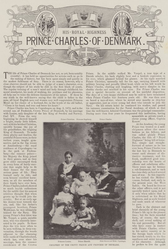 Princ Charles Dánský od English Photographer