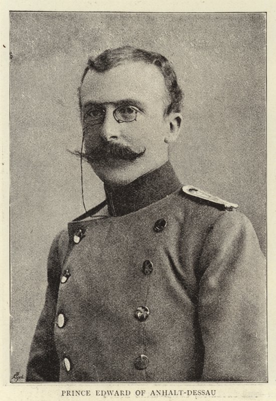 princ Edward z Anhalt-Dessau od English Photographer