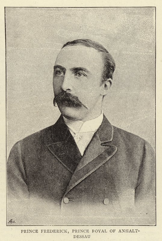 Princ Frederick, královský princ z Anhalt-Dessau od English Photographer