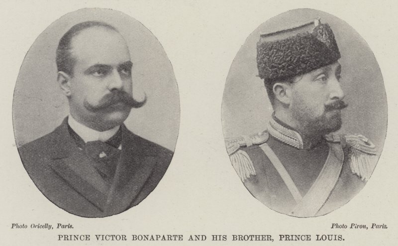 Princ Victor Bonaparte a jeho bratr, princ Louis od English Photographer