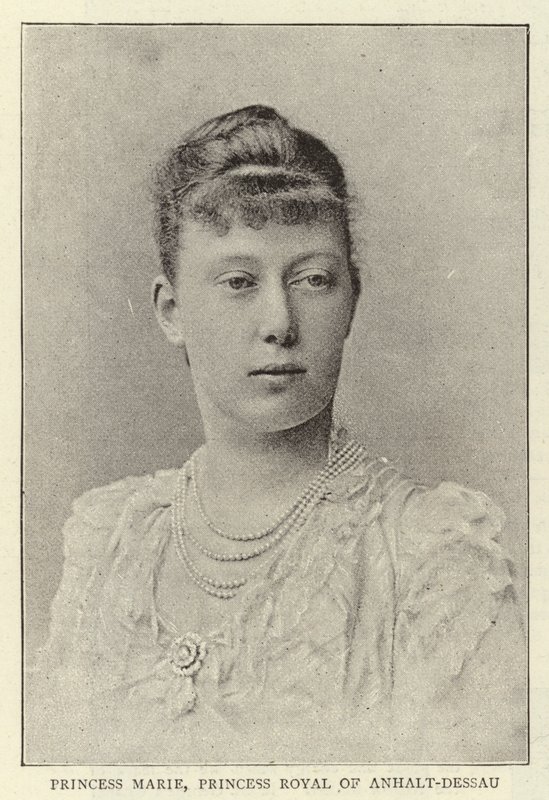 Princezna Marie, princezna Royal z Anhalt-Dessau od English Photographer