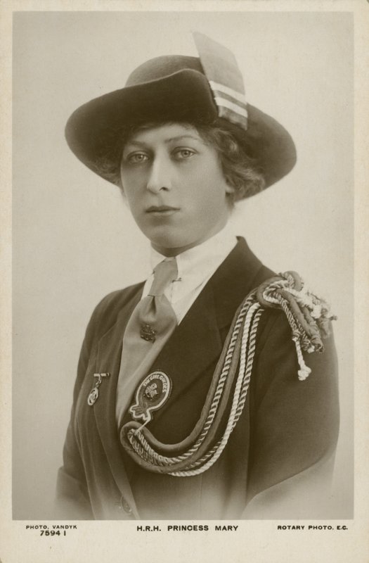 Princezna Mary (černobílá fotografie) od English Photographer