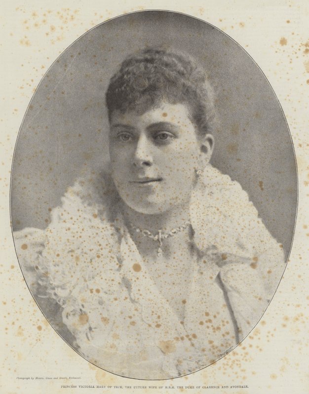Princezna Victoria Mary z Tecku, budoucí manželka HRH vévody z Clarence a Avondale od English Photographer