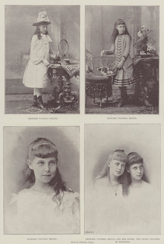 Princezna Victoria Melita ze Saxe-Coburg a Gotha od English Photographer