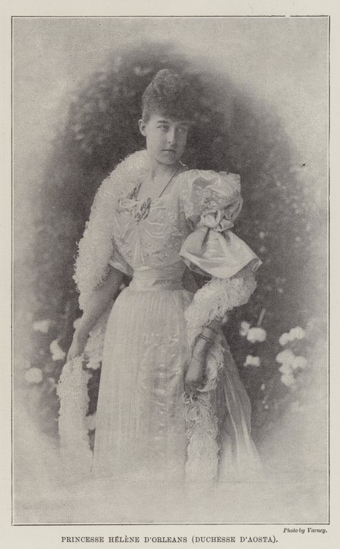 Princezna Helene z Orleans (vévodkyně z Aosty) od English Photographer