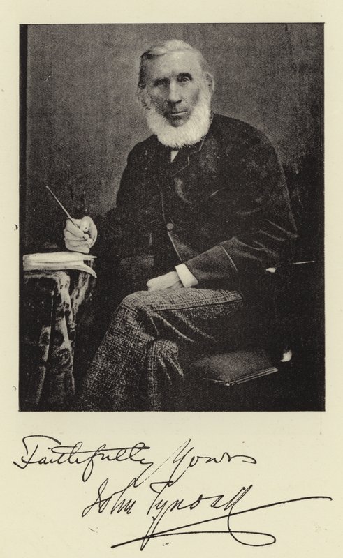 Profesor John Tyndall, PhD, LLD, DCL, FRS, unc od English Photographer