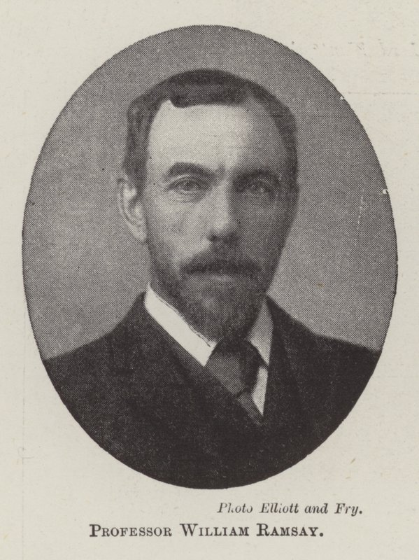 Profesor William Ramsay od English Photographer