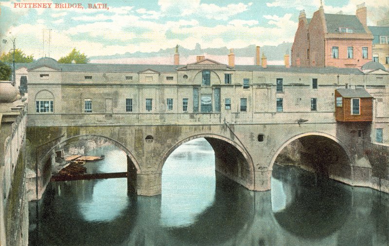 Pulteney Bridge, Bath, Somerset (barevné fotografie) od English Photographer