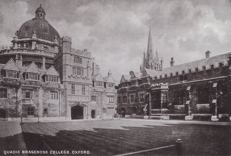 Quadrangle Brasenose College, Oxford od English Photographer
