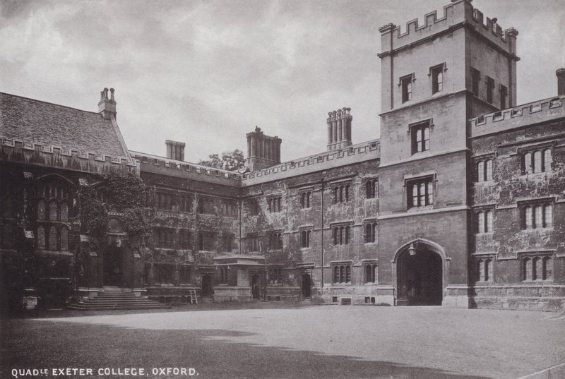 Quadrangle Exeter College, Oxford od English Photographer
