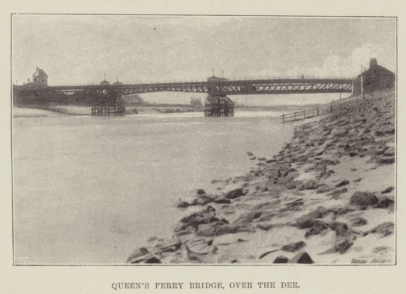 Queens Ferry Bridge, přes Dee od English Photographer