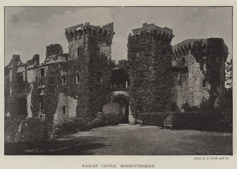 Hrad Raglan, Monmouthshire od English Photographer