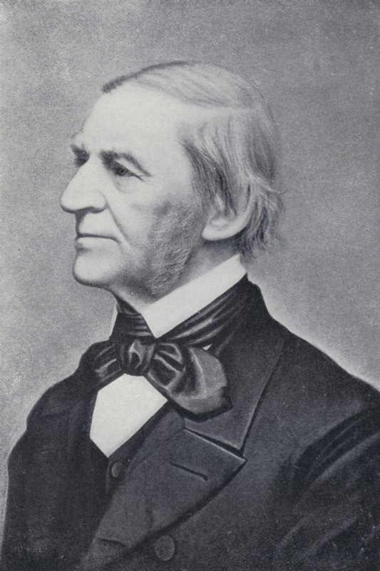 Ralph Waldo Emerson (černobílá fotografie) od English Photographer