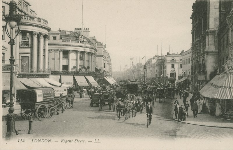 Regent Street, Londýn od English Photographer