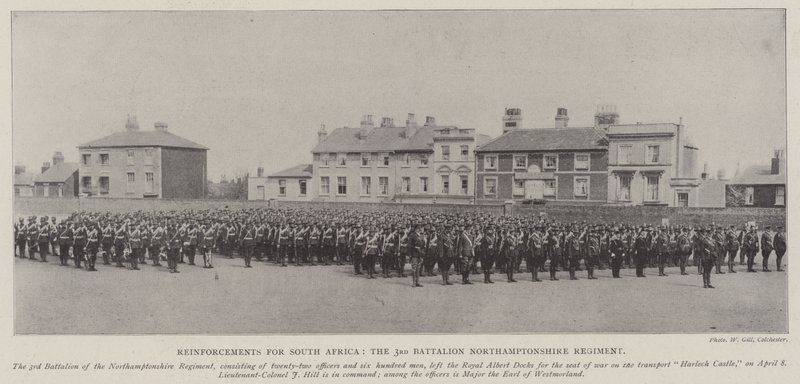 Posily pro Jižní Afriku, 3. prapor Northamptonshire Regiment od English Photographer