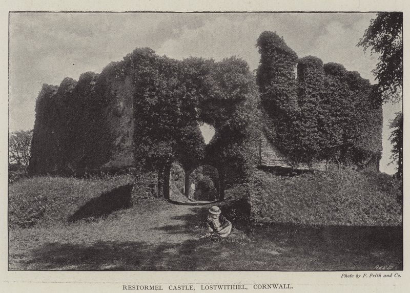 Hrad Restormel, Lostwithiel, Cornwall od English Photographer