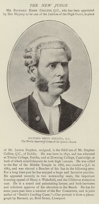 Richard Henn Collins, QC od English Photographer