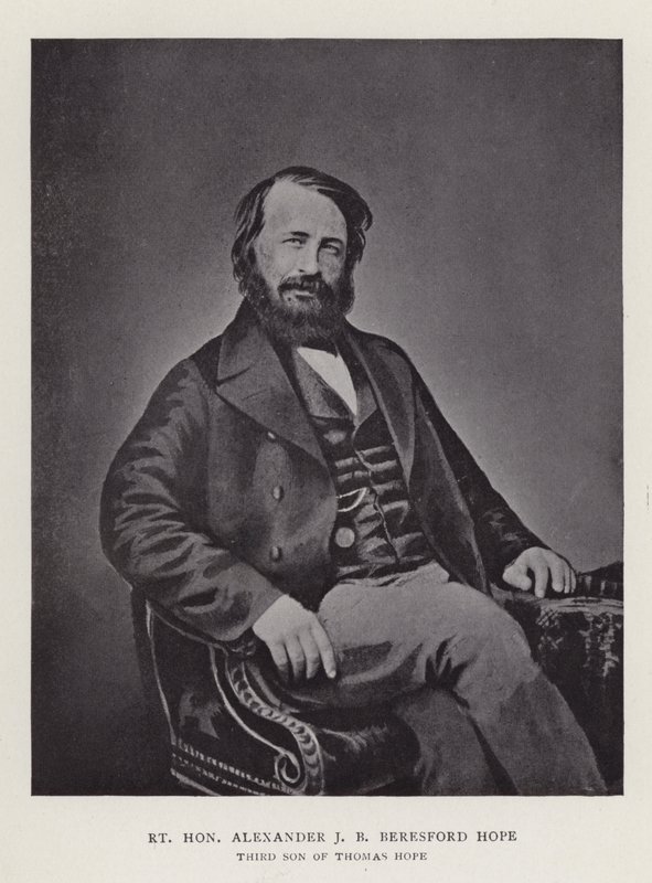 Ctihodný Alexander JB Beresford Hope, třetí syn Thomase Hopea od English Photographer
