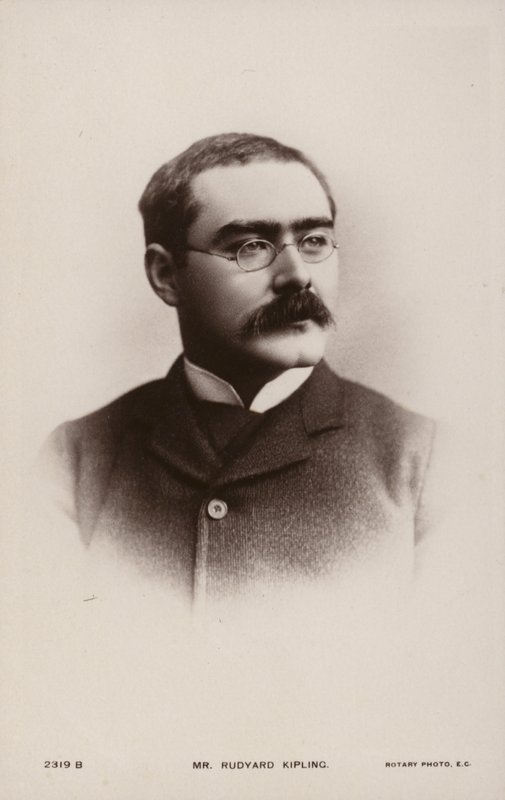 Rudyard Kipling (1865-1936), anglický povídkář, básník a romanopisec od English Photographer