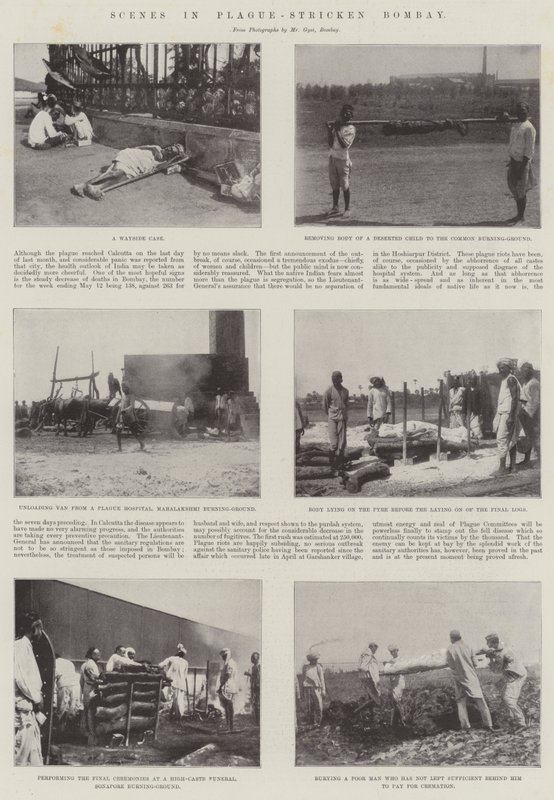 Scény z Plague-Stricken Bombay od English Photographer