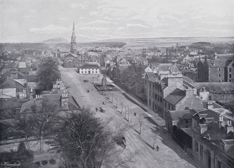 Skotsko: Haddington (černobílá fotografie) od English Photographer