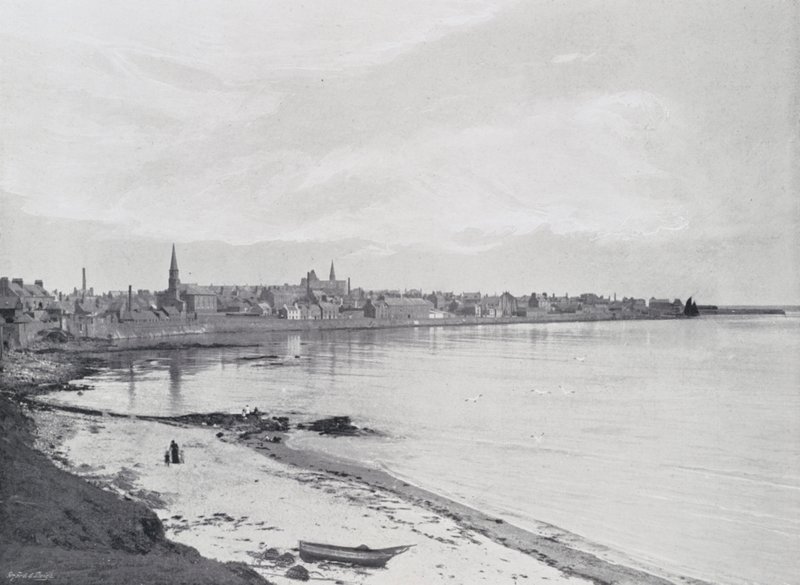 Skotsko: Peterhead (černobílá fotografie) od English Photographer