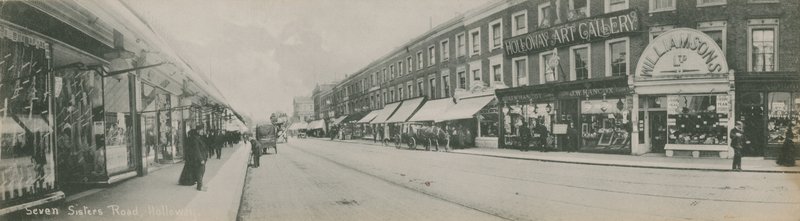 Seven Sisters Road, Holloway, Londýn od English Photographer