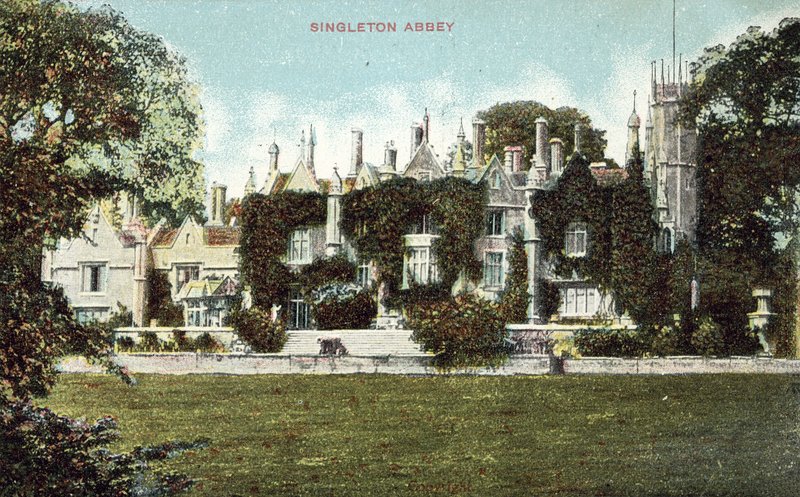 Singleton Abbey (barevná fotografie) od English Photographer