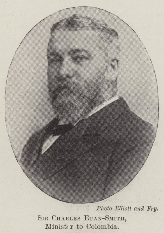 Sir Charles Euan-Smith, ministr Kolumbie od English Photographer