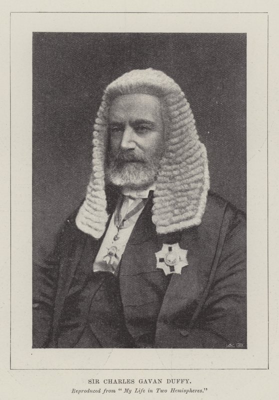 Sir Charles Gavan Duffy od English Photographer
