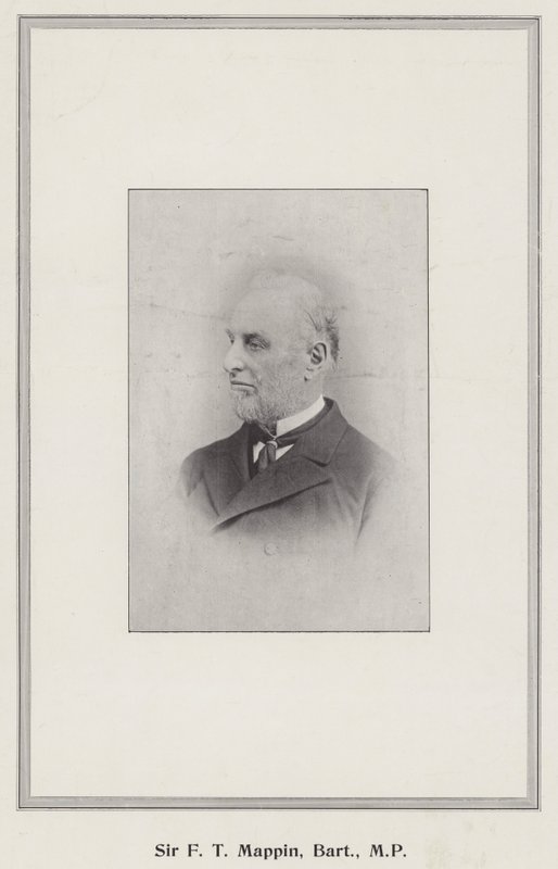 Sir FT Mappin, Baronet, MP od English Photographer