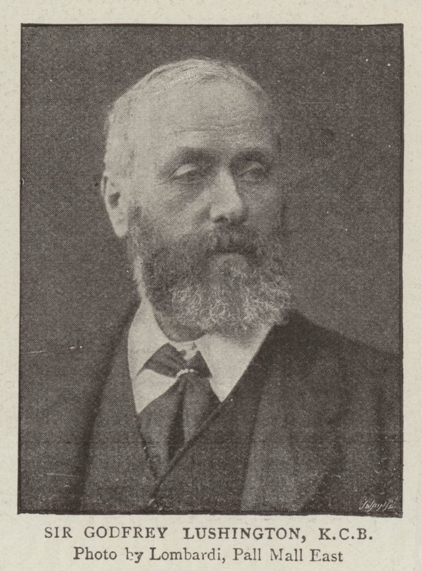 Sir Godfrey Lushington, KCB od English Photographer