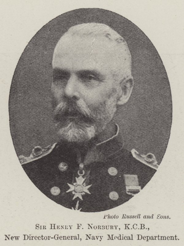 Sir Henry F Norbury, KCB, nový generální ředitel, Navy Medical Department od English Photographer