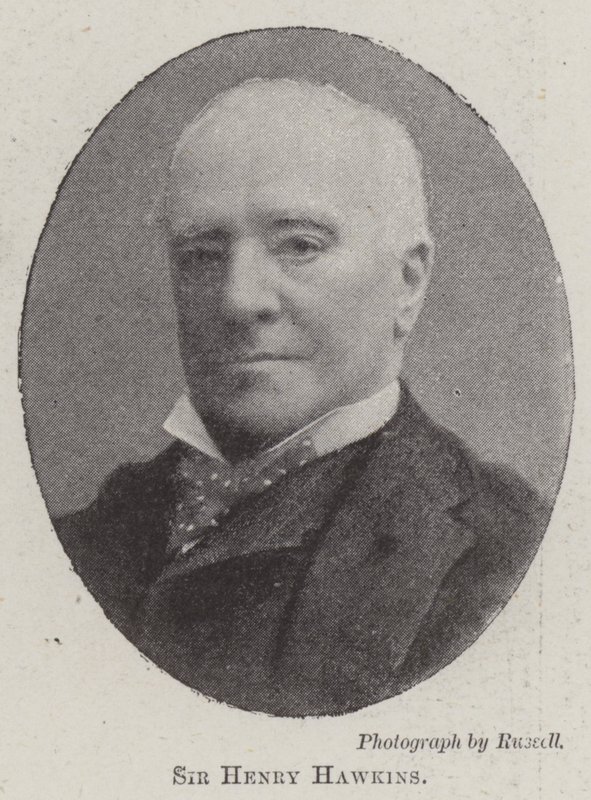 Sir Henry Hawkins od English Photographer