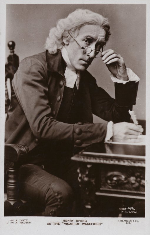 Sir Henry Irving, anglický divadelní herec od English Photographer
