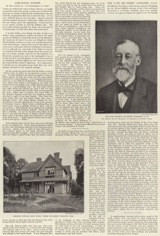 Sir Henry Ponsonby od English Photographer