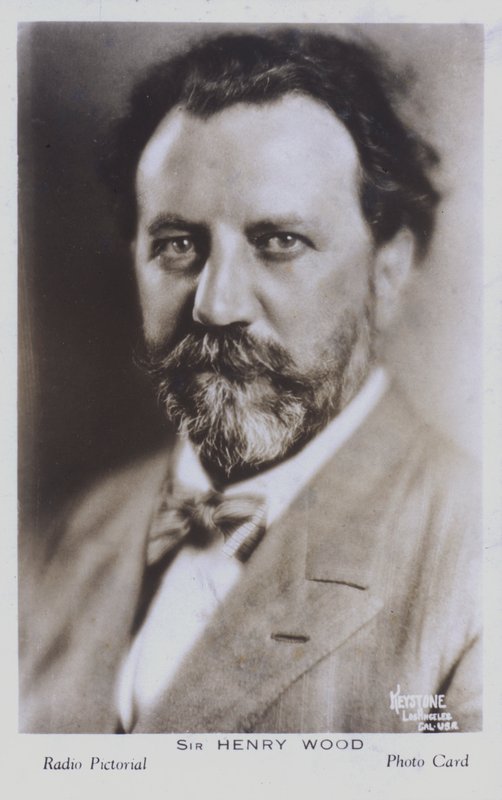 Sir Henry Wood , anglický dirigent (černobílá fotografie) od English Photographer