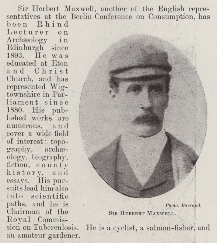 Sir Herbert Maxwell od English Photographer