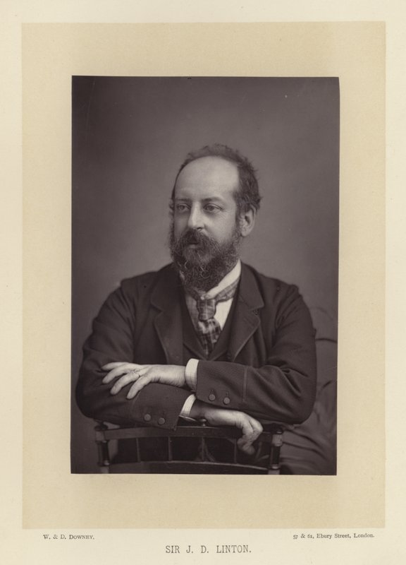 Sir James Dromgole Linton, akvarelista od English Photographer
