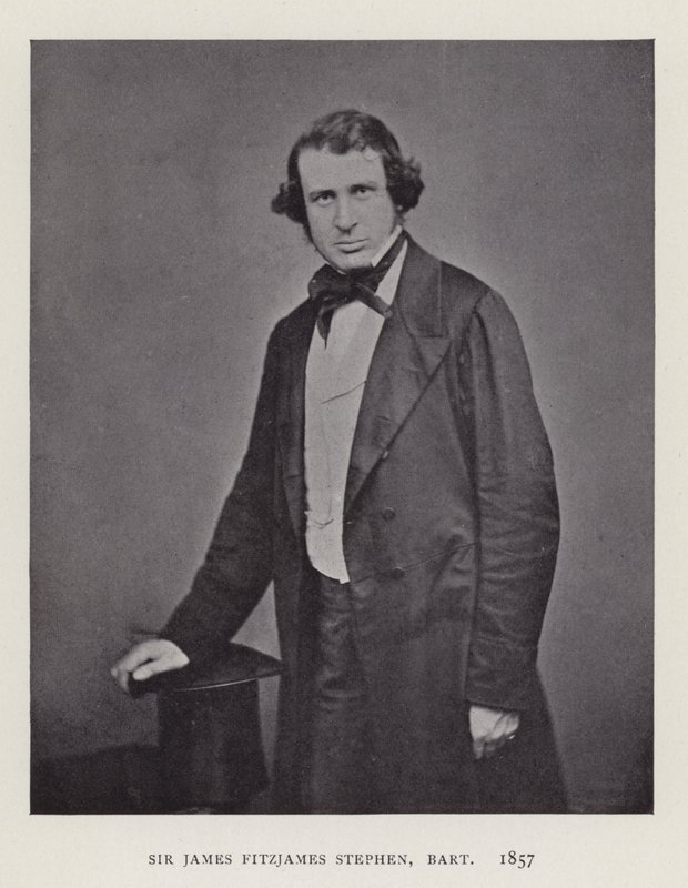Sir James Fitzjames Stephen, Baronet, 1857 od English Photographer
