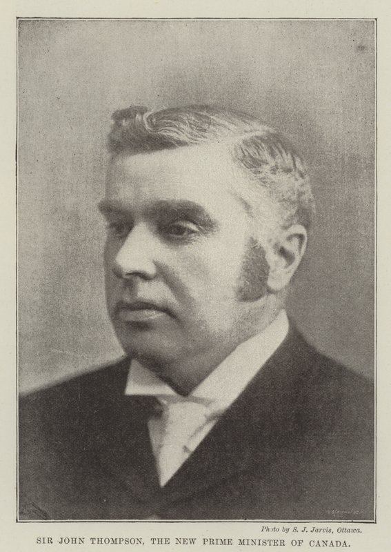 Sir John Thompson, nový premiér Kanady od English Photographer