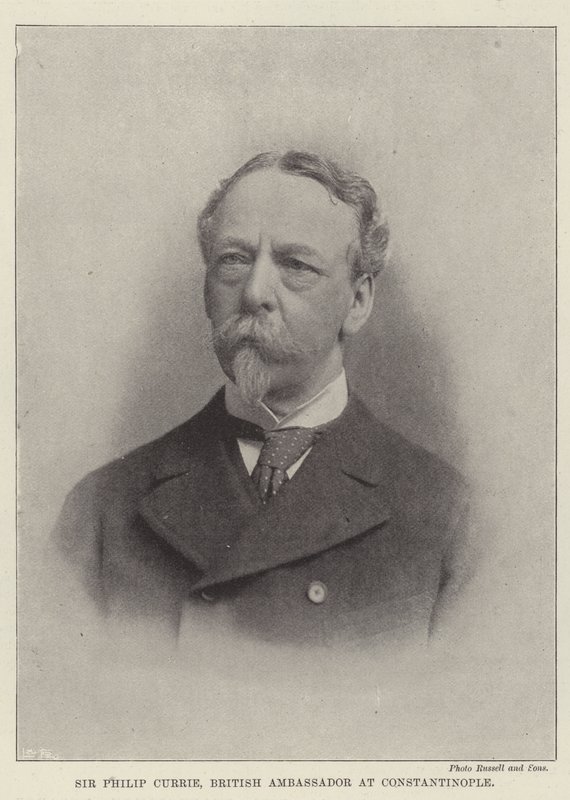 Sir Philip Currie, britský velvyslanec v Konstantinopoli od English Photographer