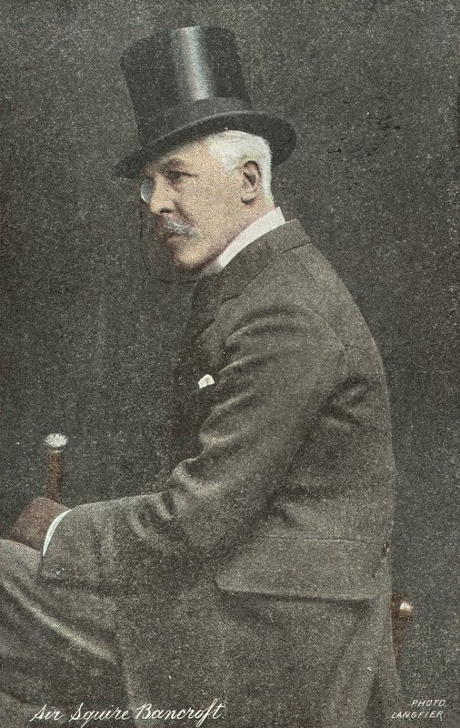 Sir Squire Bancroft (barevné foto) od English Photographer